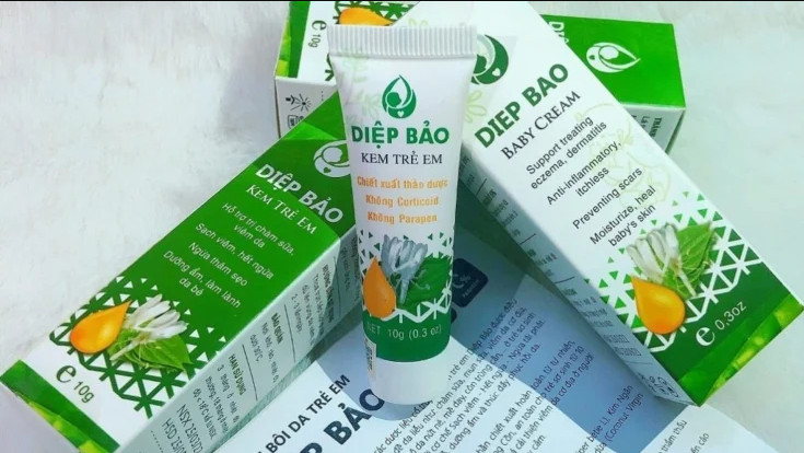 Kem bôi trẻ em Diệp Bảo bị Bộ Y tế yêu cầu thu hồi, tiêu hủy trên toàn quốc